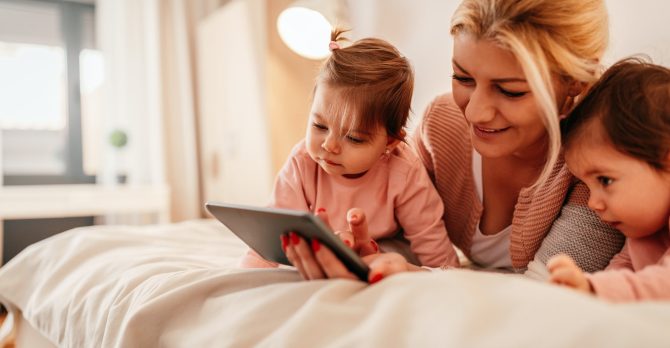 She's already familiar with technology